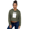Teesafrique Sustainable Trust Outside the box Crop Hoodie Crop Hoodie