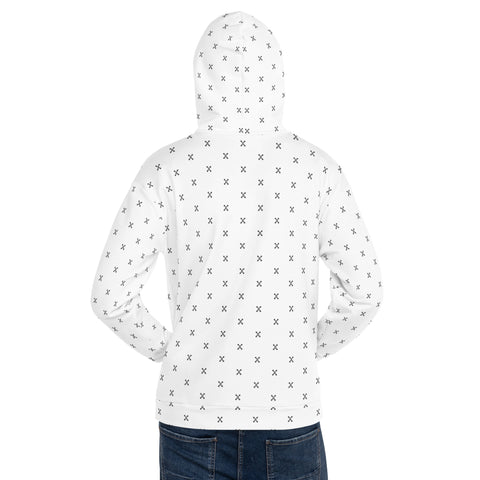Teesafrique Classic Logo All-Over Print Men's Hoodie