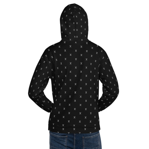 Teesafrique Classic Logo All-Over Print Men's Hoodie