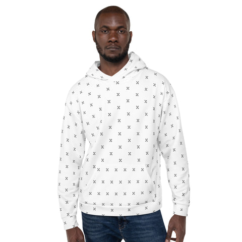 Teesafrique Classic Logo All-Over Print Men's Hoodie