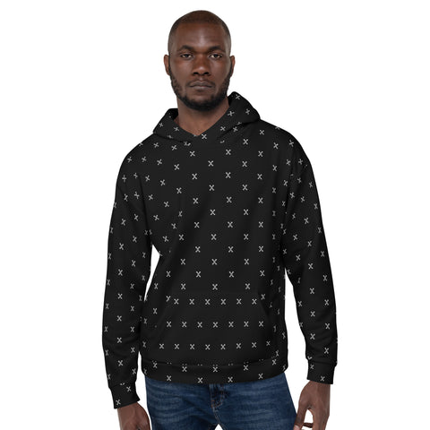Teesafrique Classic Logo All-Over Print Men's Hoodie