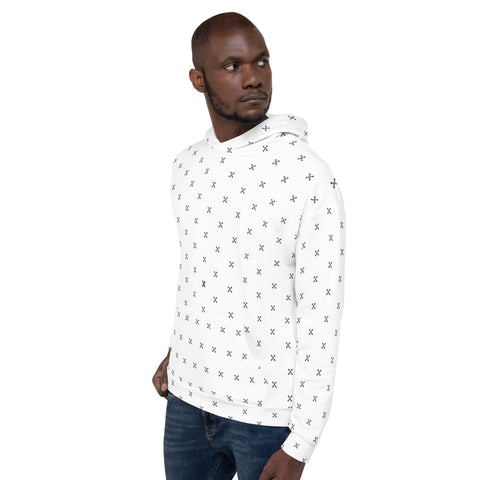 Teesafrique Classic Logo All-Over Print Men's Hoodie
