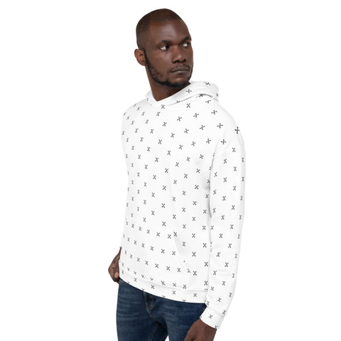 Teesafrique Classic Logo All-Over Print Men's Hoodie