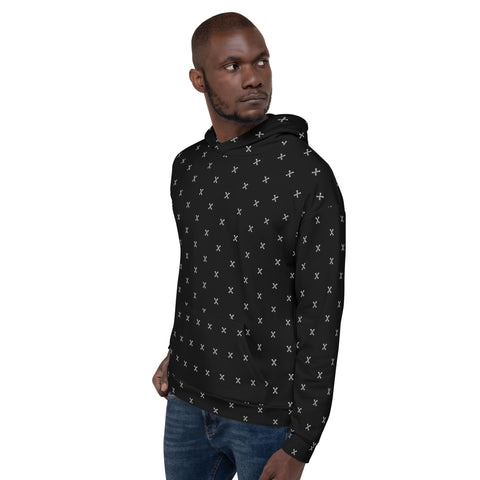 Teesafrique Classic Logo All-Over Print Men's Hoodie