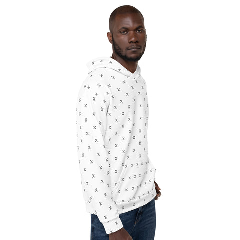 Teesafrique Classic Logo All-Over Print Men's Hoodie