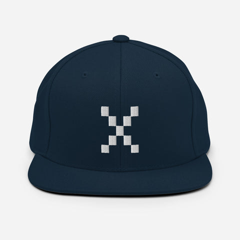 Teesafrique Classic Logo Embroidery Women Snapback Hat - Dark Navy