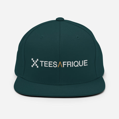 Teesafrique Classic Script Logo Embroidery Men Snap Back Cap