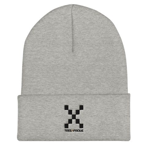 Teesafrique Large Classic Logo Embroidery Cuffed Beanie