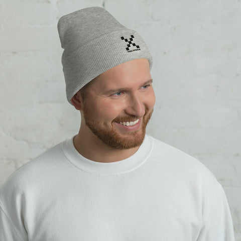 Teesafrique Large Classic Logo Embroidery Cuffed Beanie