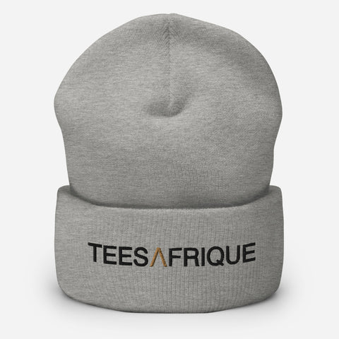 Teesafrique Large Script Logo Women Cuffed Beanie