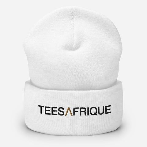 Teesafrique Large Script Logo Women Cuffed Beanie