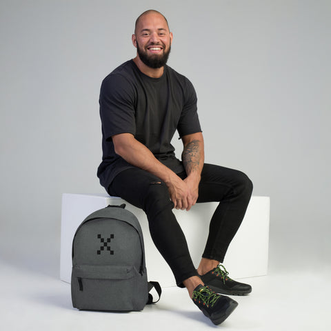 Teesafrique Classic Logo Embroidered Men Backpack