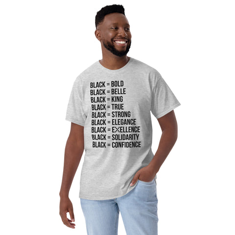 Teesafrique Sustainable  Black is Statement piece  Short Sleeve T-Shirt