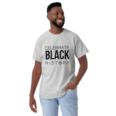 Teesafrique Sustainable Celebrate Black History Statement piece bLK Short Sleeve T-Shirt