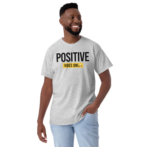 Teesafrique Sustainable Positive Vibes Only Statement Short Sleeve T-Shirt
