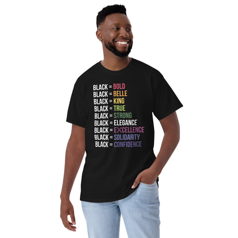 Teesafrique Sustainable  Black is Statement piece  Short Sleeve T-Shirt