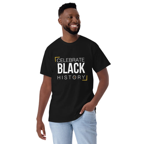Teesafrique Sustainable Celebrate Black History Statement piece bLK Short Sleeve T-Shirt