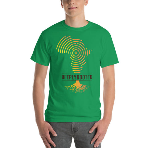 Teesafrique Deeply Rooted Print Men's Tee