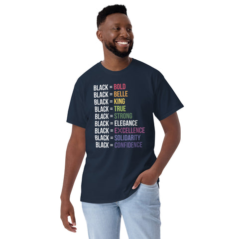 Teesafrique Sustainable  Black is Statement piece  Short Sleeve T-Shirt