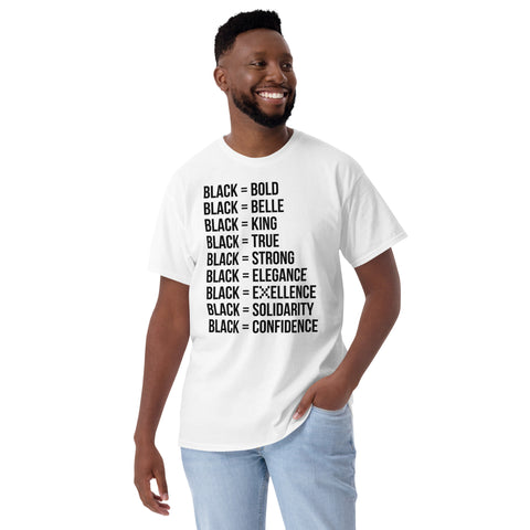 Teesafrique Sustainable  Black is Statement piece  Short Sleeve T-Shirt