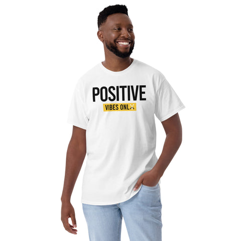 Teesafrique Sustainable Positive Vibes Only Statement Short Sleeve T-Shirt