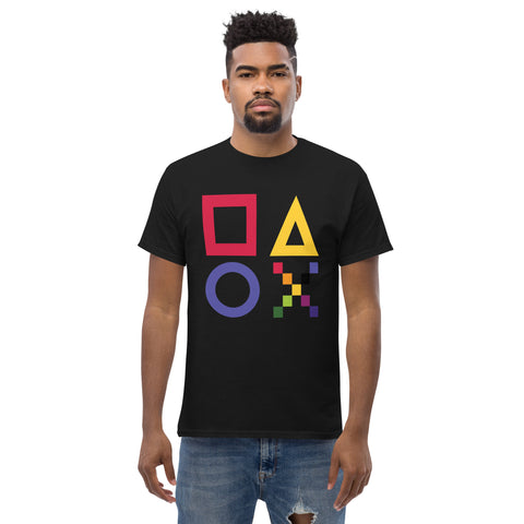 Teesafrique Sustainable Brushstroke Colored Logos Graphic Men’s Tee