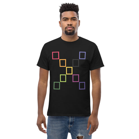 Teesafrique Sustainable colored outline Graphic Logo Print Men's Tee