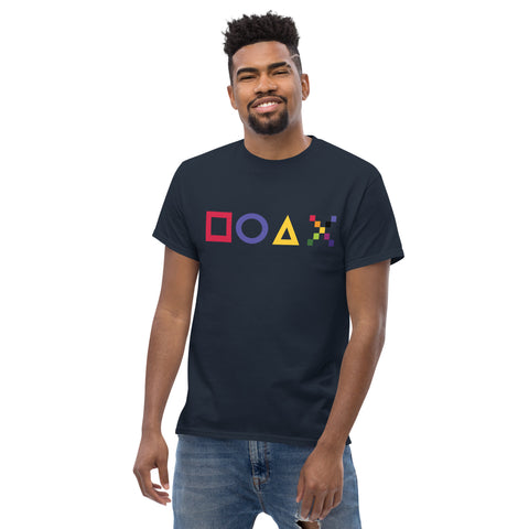 Teesafrique Sustainable Horizontal Colored Logos Graphic Men’s Tee