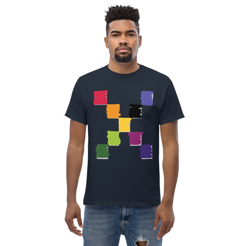 Teesafrique Sustainable Brushstroke Colored Logos Graphic Men’s Tee