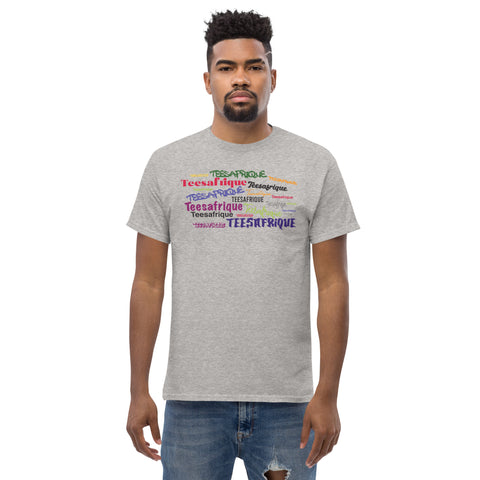Teesafrique Sustainable Graffiti Colored Logos Graphic Men’s Tee