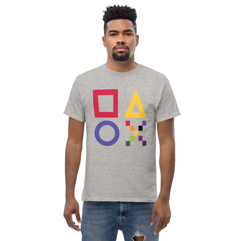 Teesafrique Sustainable Brushstroke Colored Logos Graphic Men’s Tee