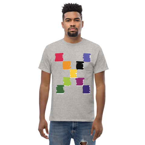 Teesafrique Sustainable Brushstroke Colored Logos Graphic Men’s Tee