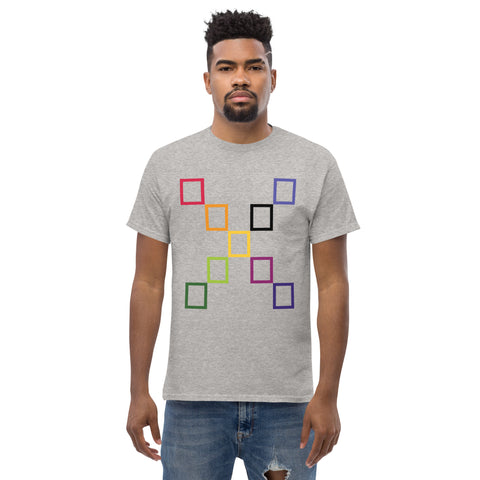 Teesafrique Sustainable colored outline Graphic Logo Print Men's Tee