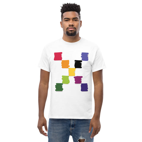 Teesafrique Sustainable Brushstroke Colored Logos Graphic Men’s Tee