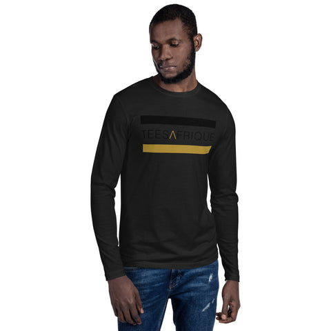 Teesafrique Classic Band Logo Print Crew Neck Men's Long Sleeve Tee
