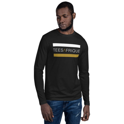 Teesafrique Classic Band Logo Print Crew Neck Men's Long Sleeve Tee