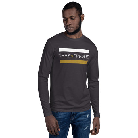 Teesafrique Classic Band Logo Print Crew Neck Men's Long Sleeve Tee