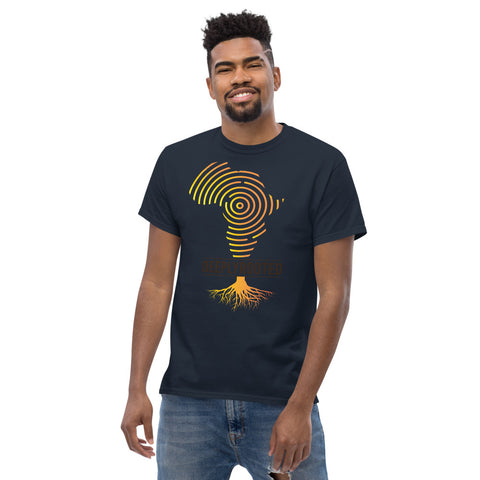 Teesafrique Deeply Rooted Print Men's Tee/ T'shirt