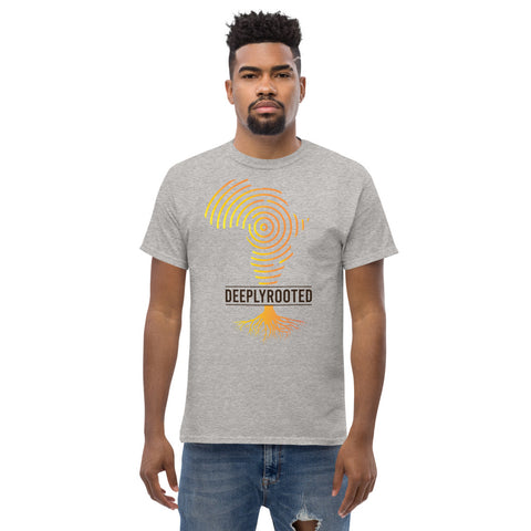 Teesafrique Deeply Rooted Print Men's Tee/ T'shirt