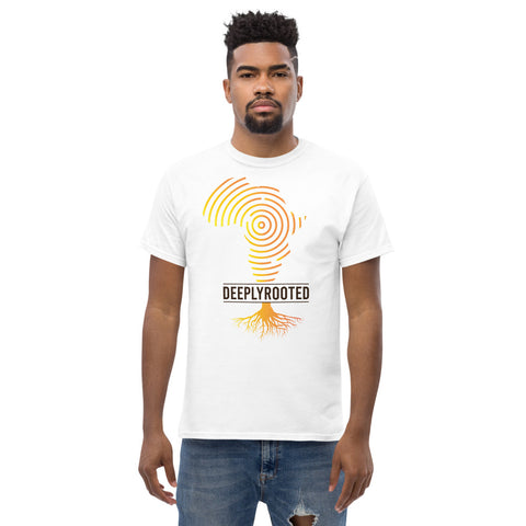 Teesafrique Deeply Rooted Print Men's Tee/ T'shirt