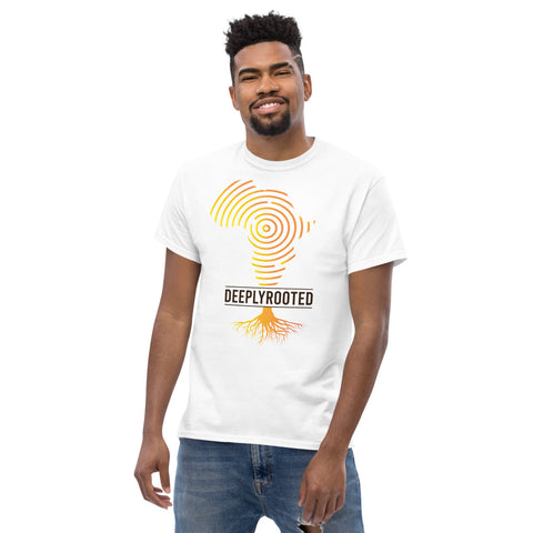 Teesafrique Deeply Rooted Print Men's Tee/ T'shirt