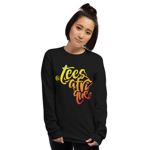 Teesafrique Graphic Print Women’s Long Sleeve Tee