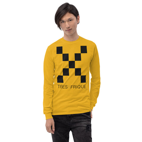 Teesafrique Classic Large Logo Print Men’s Long Sleeve Tee