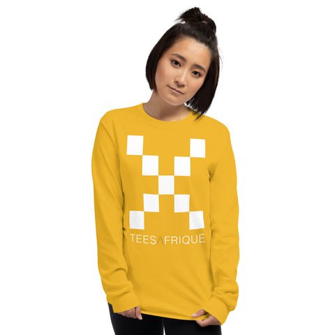 Teesafrique Classic Large Logo Print Women's Long Sleeve Tee