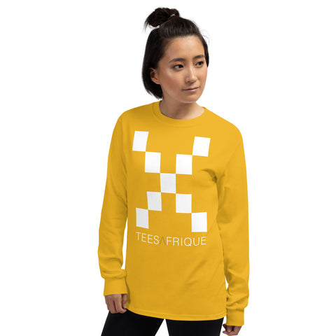 Teesafrique Classic Large Logo Print Women's Long Sleeve Tee