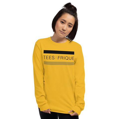 Teesafrique Classic Band Script Print Women’s Long Sleeve Tee