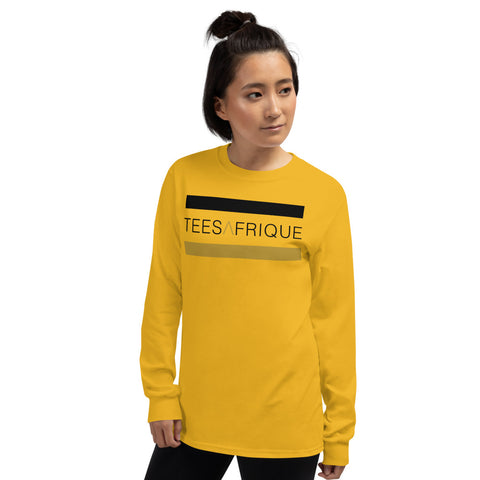 Teesafrique Classic Band Script Print Women’s Long Sleeve Tee