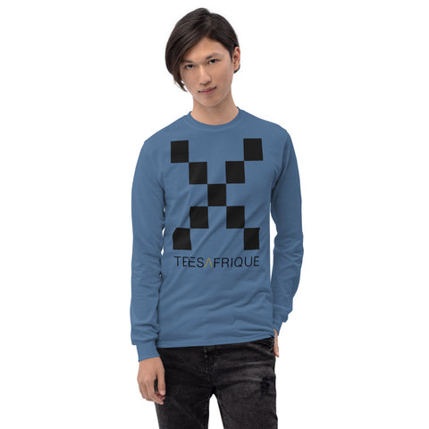 Teesafrique Classic Large Logo Print Men’s Long Sleeve Tee