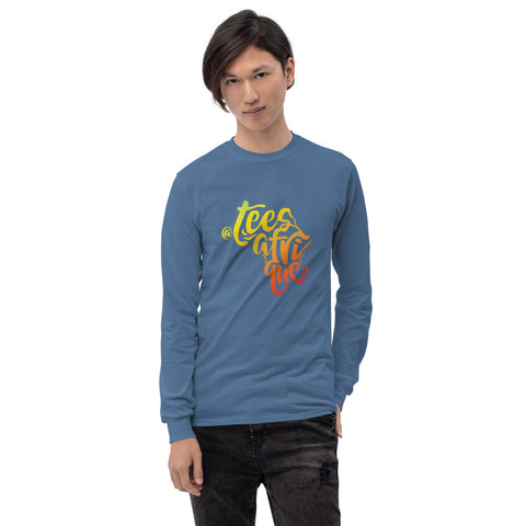 Teesafrique Graphic Print Men’s Long Sleeve Tee