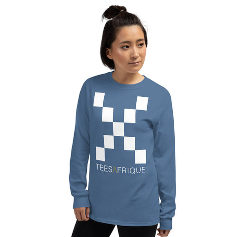 Teesafrique Classic Large Logo Print Women's Long Sleeve Tee